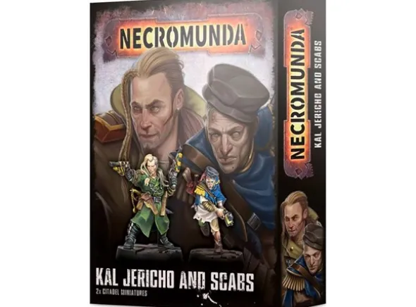 Necromunda Kal Jericho and Scabs