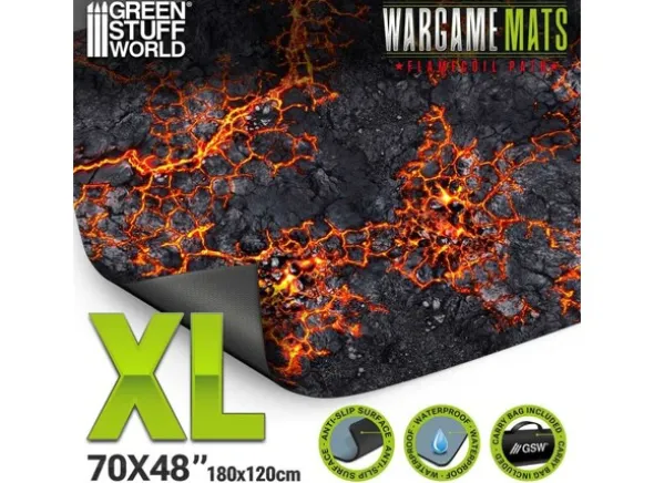 Neoprene Mat 4x6 Flamecoil Path