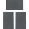 Old World Rectangle Bases 60x100mm x3
