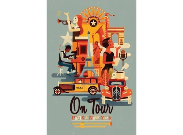 On Tour Paris & New York Brettspill