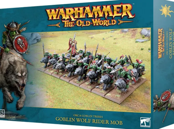 Orc & Goblin Tribes Goblin Wolfrider Mob