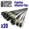 Painting Alligator Clips - 20 stk