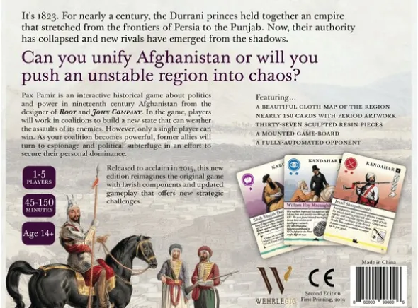 Pax Pamir 2nd Edition Brettspill