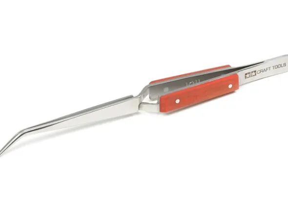 Pinsett Reverse Action Angled Tweezers