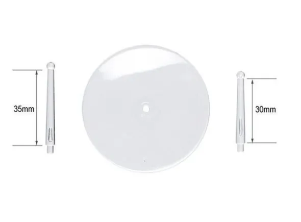 Plastbaser Ball Top Flying Stems - 60mm