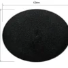 Plastbaser Svart Oval 120x92mm (1 stk)