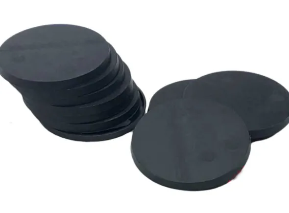 Plastbaser Svart Round - 40mm (10 stk)