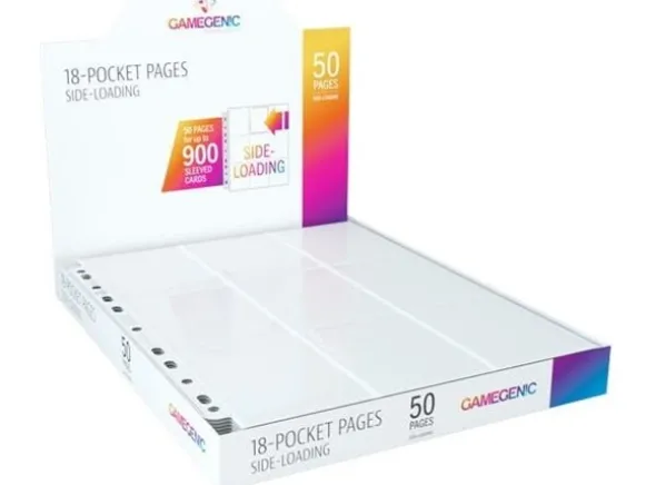Plastlomme 18-Pocket Side Load Hvit x50