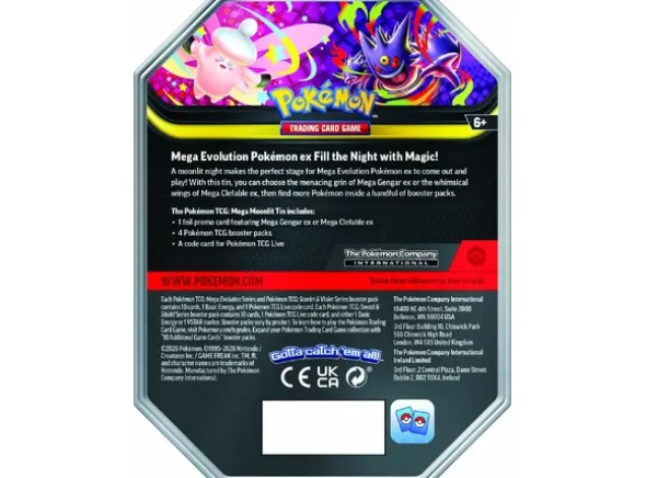 Pokemon Tin Box Mega Clefable ex