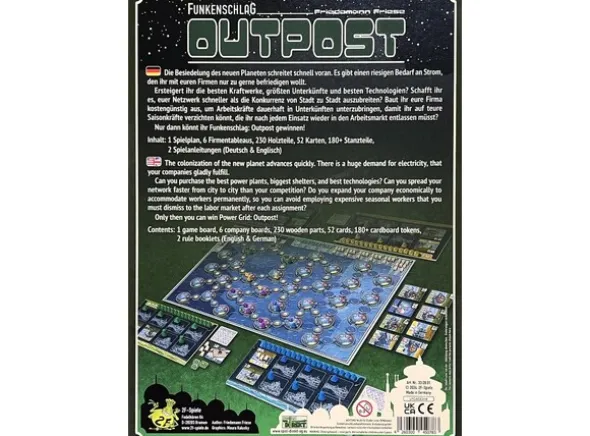 Power Grid Outpost Brettspill