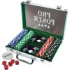 Pro Poker Pokersett med 200 sjetonger
