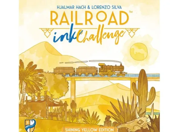 Railroad Ink Challenge Shining Yellow