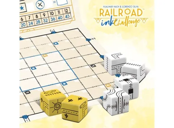 Railroad Ink Challenge Shining Yellow