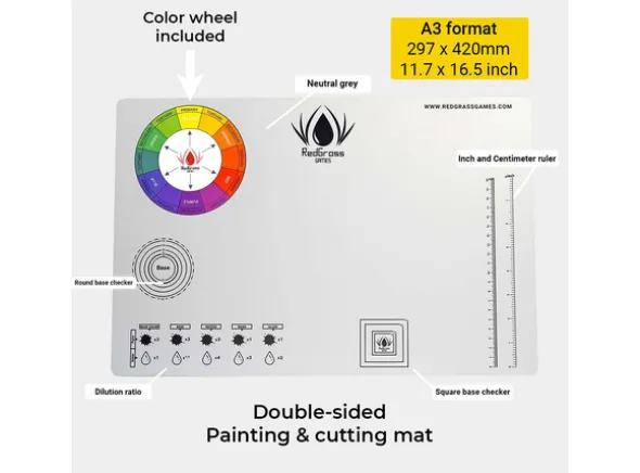 RedGrass Games Painting/Cutting Mat A3