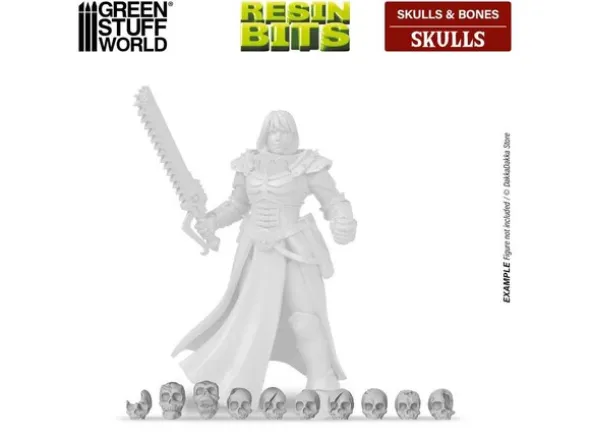 Resin Hodeskaller Skulls - 85 stk
