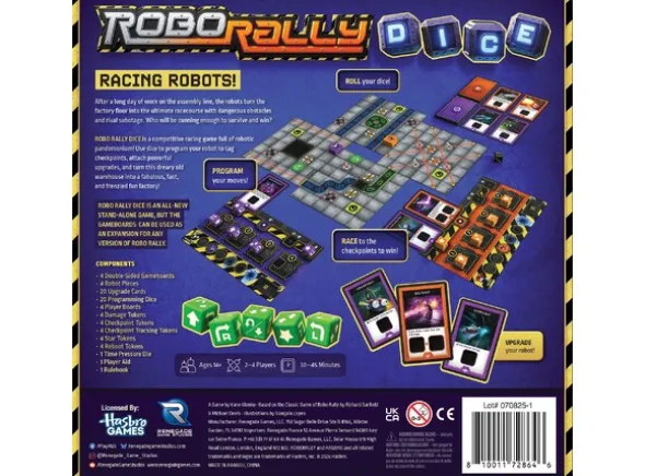 Robo Rally Dice Brettspill