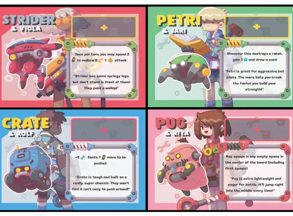 Robot Quest Arena Brettspill