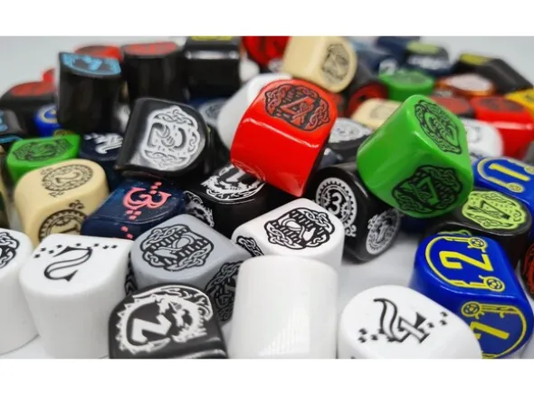 RPG Dice Modern D4Terning - 1 stk