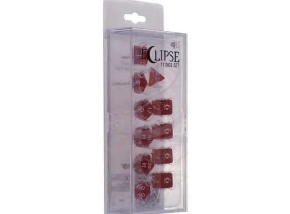 RPG Dice Set Eclipse 11 Apple Red