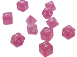 RPG Dice Set Eclipse 11 Hot Pink