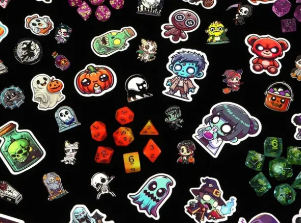 RPG Dice Set Fright Night Mystery Dice
