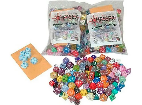 RPG Terninger Assortert ca100 stk