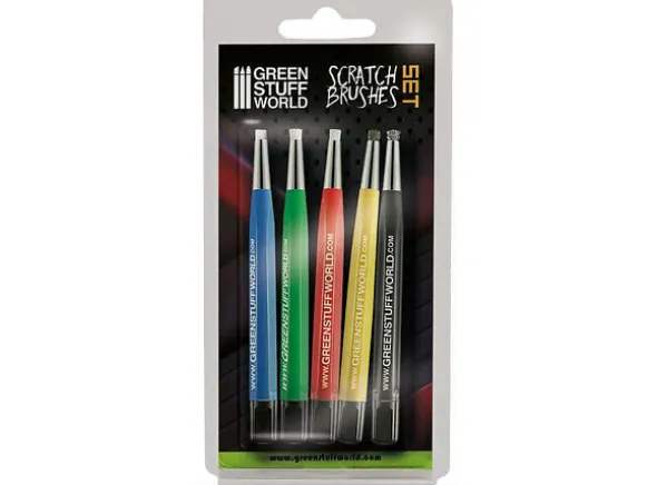Scratch Brushes Set - 5 stk