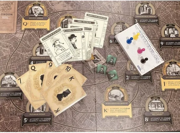 Sherlock The Game is Afoot Brettspill