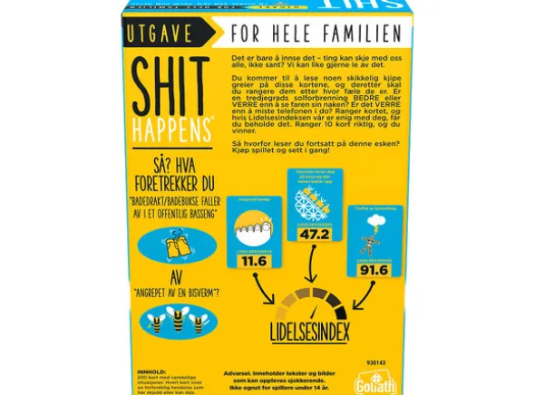 Shit Happens Familieutgave Partyspill