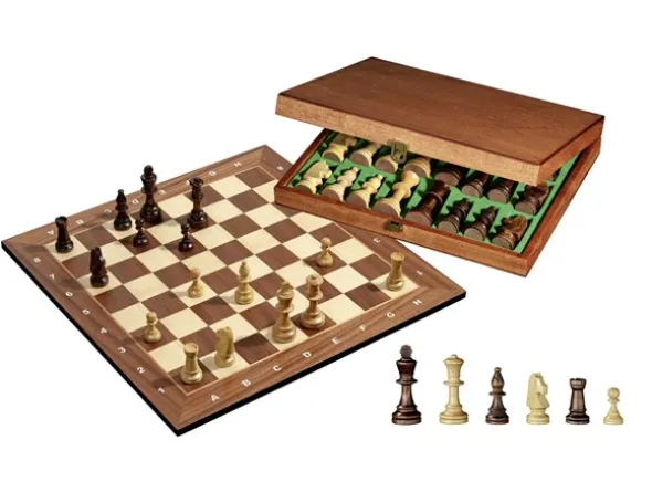 Sjakkbrett store brikker Turnering 49cm