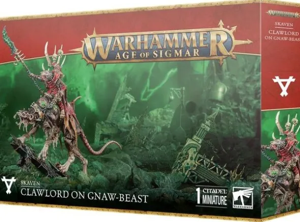 Skaven Clawlord on Gnaw-beast
