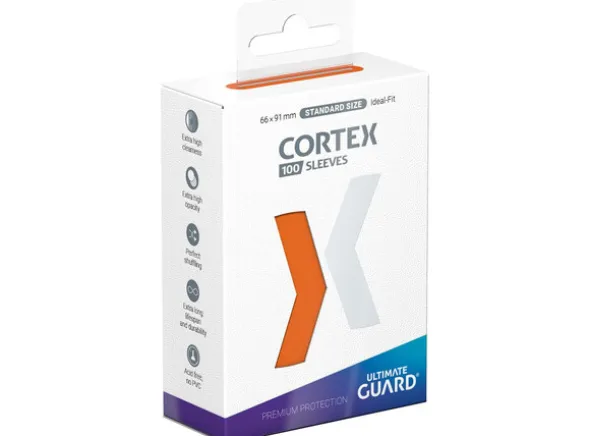 Sleeves Cortex Oransje 100 stk - 66x91