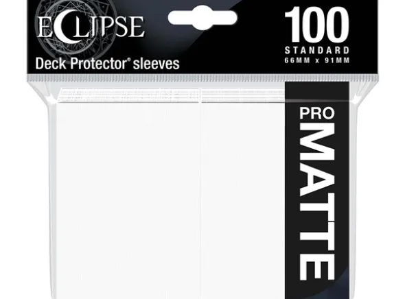 Sleeves Eclipse Pro Matte Hvit x100