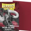 Sleeves Matte Non-Glare Blood Red
