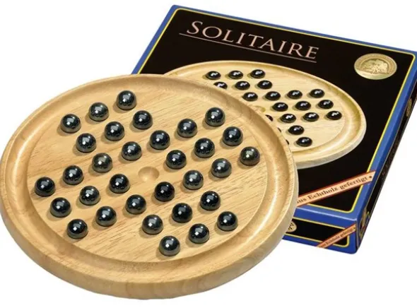 Solitaire 22cm - En manns Brettspill