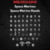 Space Marine Heads