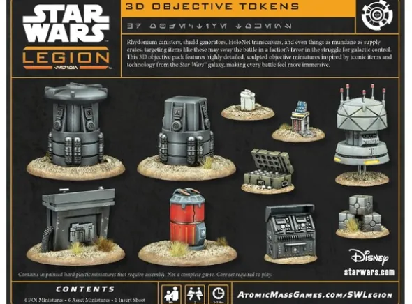 Star Wars Legion 3D Objective Tokens