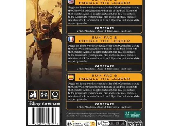 Star Wars Legion Poggle & Sun Fac