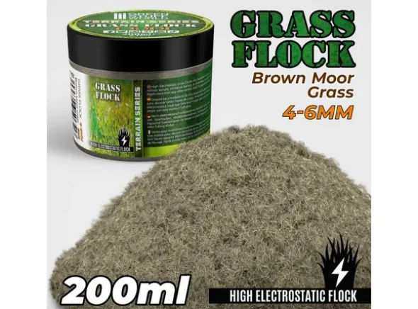 Static Grass Brown Moor 4-6mm 200ml