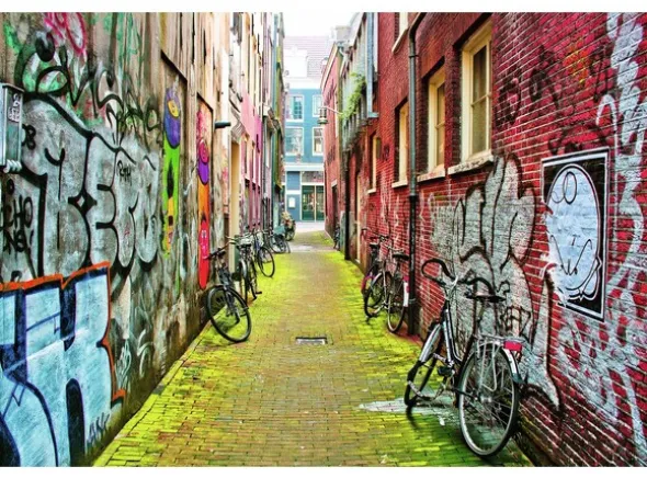 Street Art in Amsterdam 3000 biter