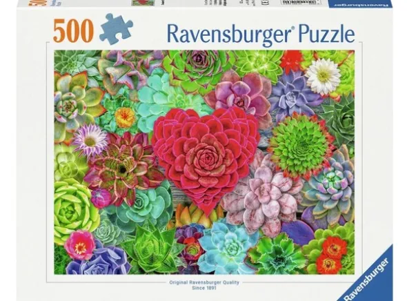 Succulent Love 500 biter Puslespill