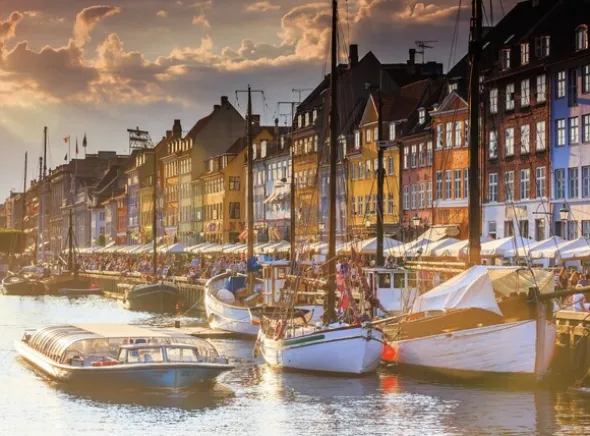 Sunset in Copenhagen 500 biter