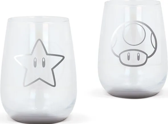 Super Mario Glass - 2 stk