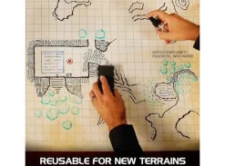 Tabletop RPG Grid Mat Campaign Kit