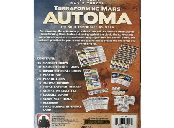 Terraforming Mars Automa Expansion