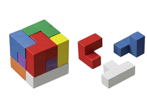Tetris Puzzle Cube - 7 brikker