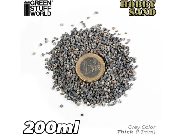 Thick Hobby Sand - Dark Grey 200ml