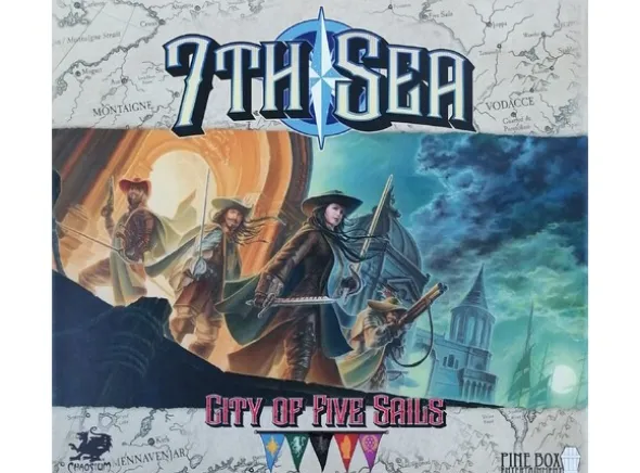 7th Sea City of Five Sails Brettspill
