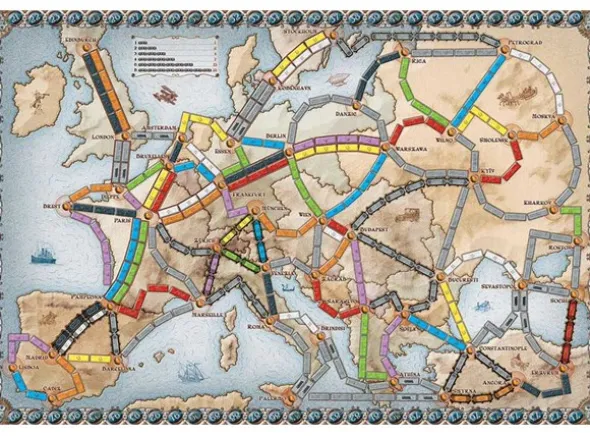 Ticket to Ride Europe Brettspill (Norsk)