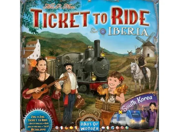 Ticket to Ride Map Coll 8 Iberia/Korea